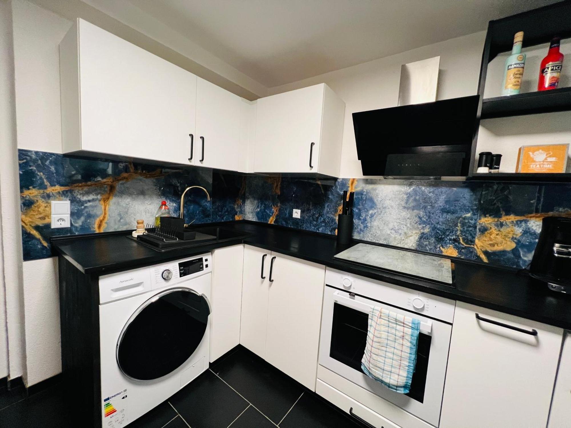 Souterrain 2 Zimmer Wohnung Freiburg Seepark Eksteriør billede