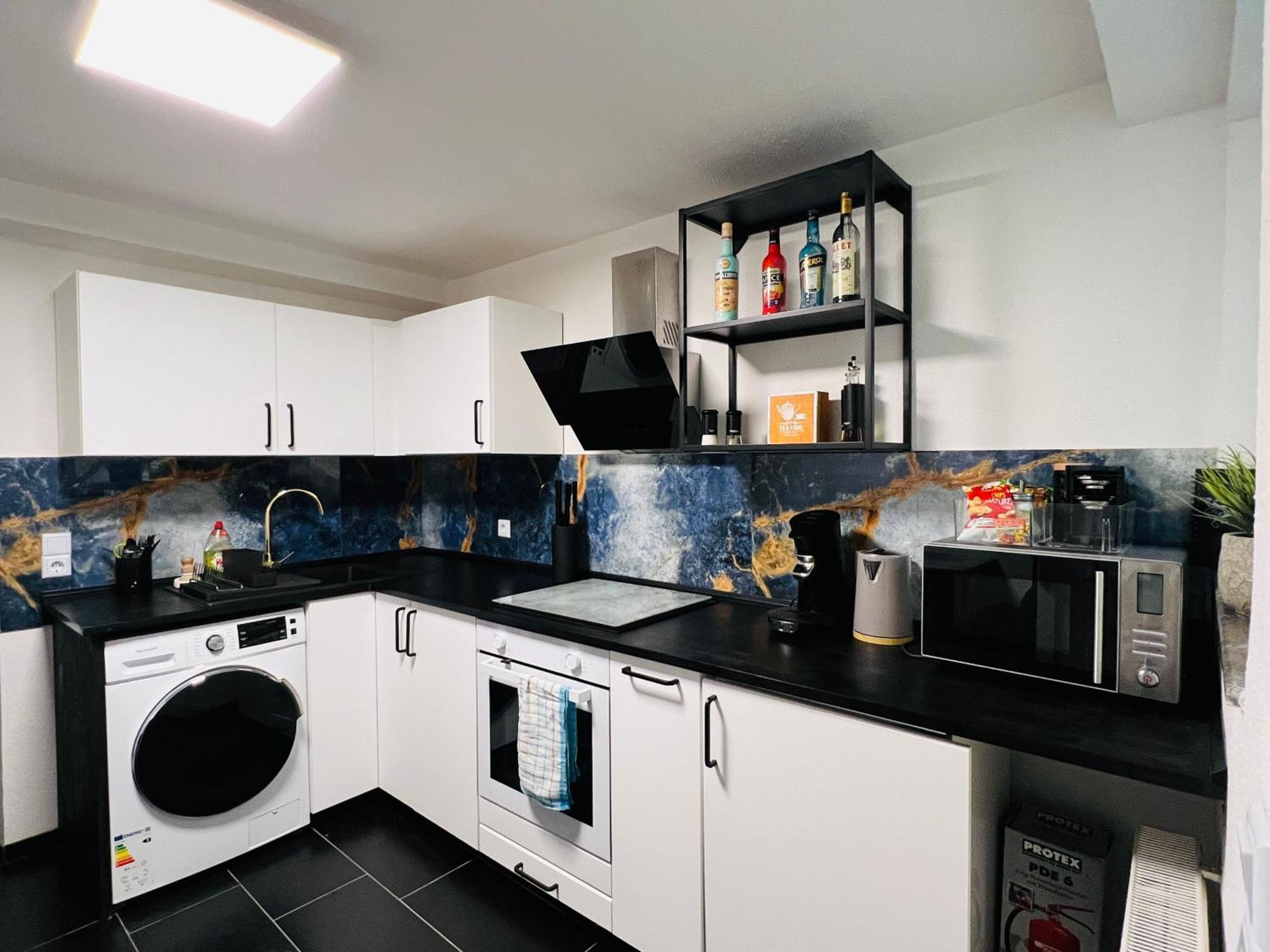 Souterrain 2 Zimmer Wohnung Freiburg Seepark Eksteriør billede